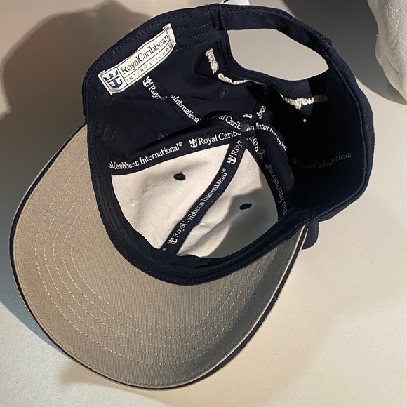 Royal Caribbean international Men's Adjustable Navy and Gray Anchor Logo Cap Hat - Picture 5 of 5